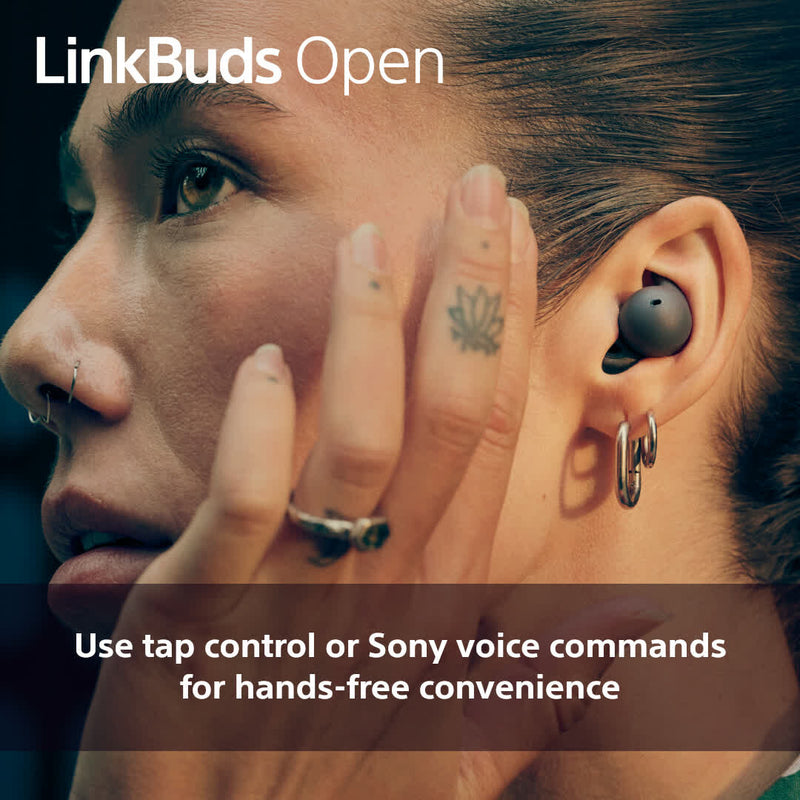 Sony LinkBuds Open WFL910B headphones/headset Wireless In-ear Calls/Music Bluetooth Black