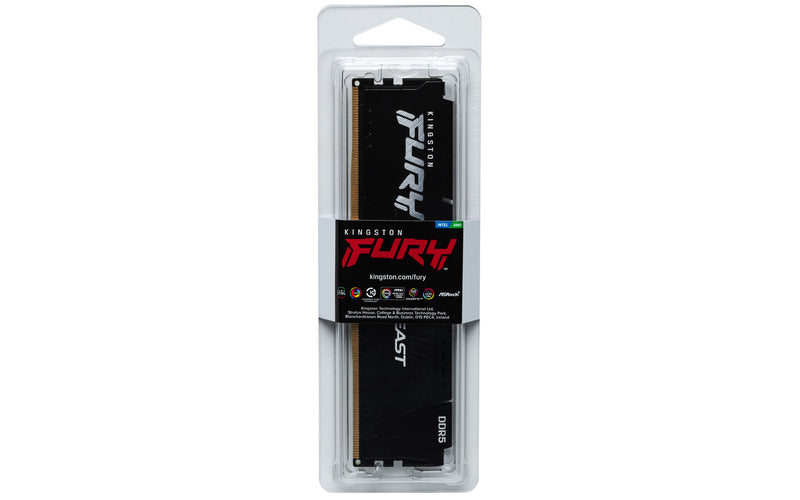 Kingston Technology FURY Beast 32GB 5600MT/s DDR5 CL40 DIMM Black
