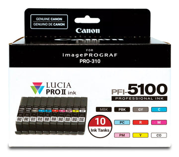 Canon PFI-5100 Multipack ink cartridge 10 Original Standard Yield Cyan, Matte black, Black