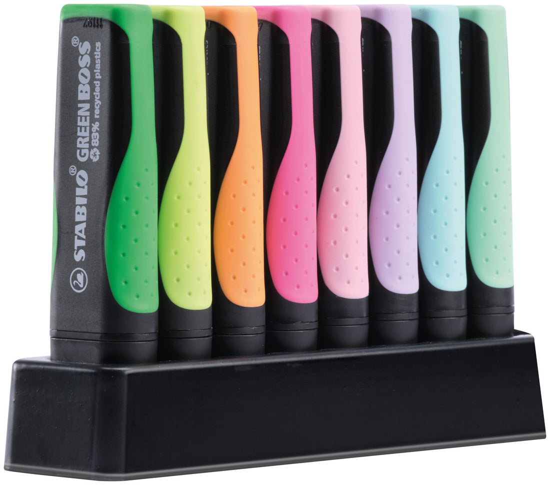 STABILO GREEN BOSS marker 8 Conical tip Multicolour - image 2