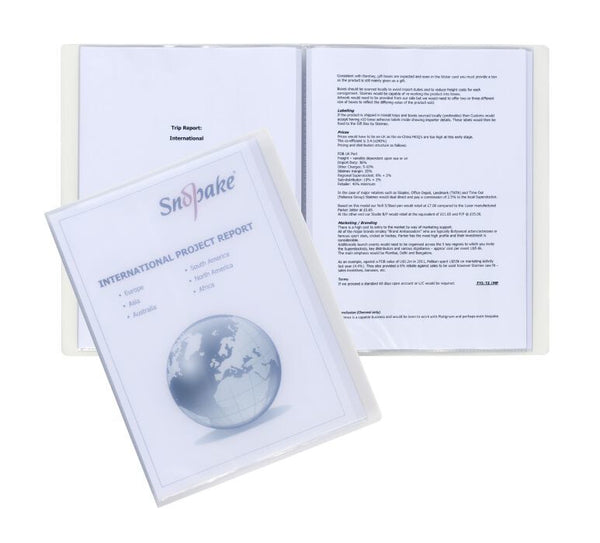 Snopake 11951 presentation display book 20 pockets A4