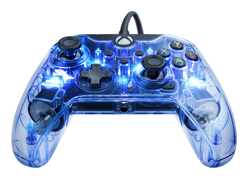 PDP Afterglow Black, Blue, Transparent USB Gamepad Analogue / Digital Xbox One, Xbox Series S, Xbox Series X