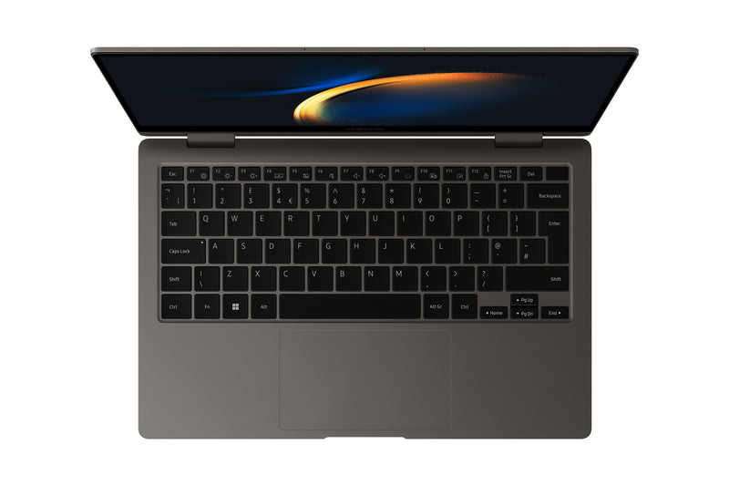 Samsung Galaxy Book3 360 NP730QFG-KA1UK laptop Intel® Core™ i5 i5-1340P Hybrid (2-in-1) 33.8 cm (13.3") Touchscreen Full HD 8 GB LPDDR4x-SDRAM 256 GB SSD Wi-Fi 6E (802.11ax) Windows 11 Home Graphite