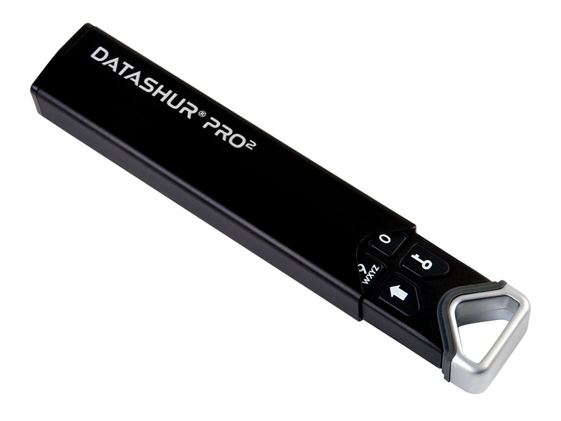 iStorage datAshur PRO2 512 GB | Secure Flash Drive | FIPS 140-2 Level 3 Certified | AES-XTS 256-bit hardware encryption | Password protected | Dust/Water-Resistant |