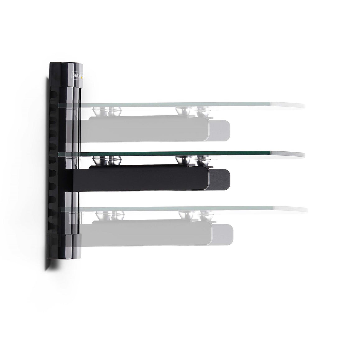 StarTech.com Floating Wall-Mounted AV Shelf, Adjustable Height Shelf For Under TV, Organize A/V Equipment On - image 5