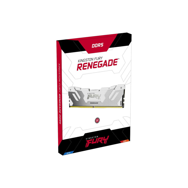 Kingston Technology FURY 32GB 6400MT/s DDR5 CL32 DIMM Renegade RGB White XMP