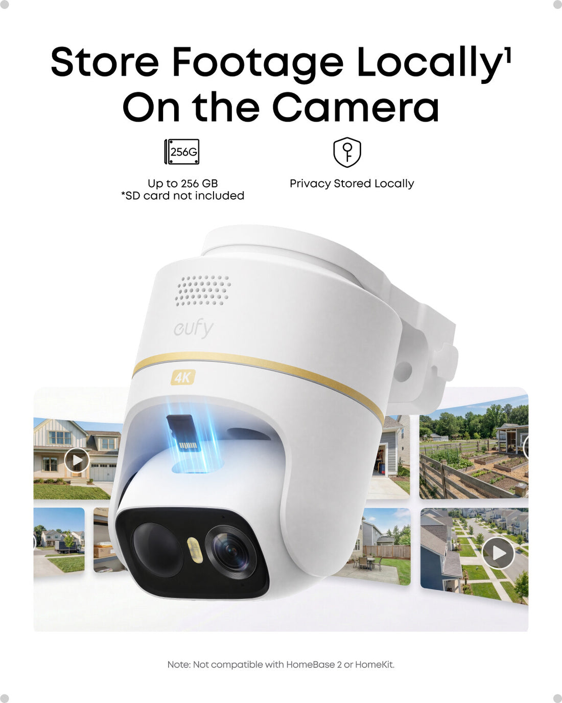Eufy eufyCam C37 4K Smart Security Camera CCTV with Solar Panel - image 4