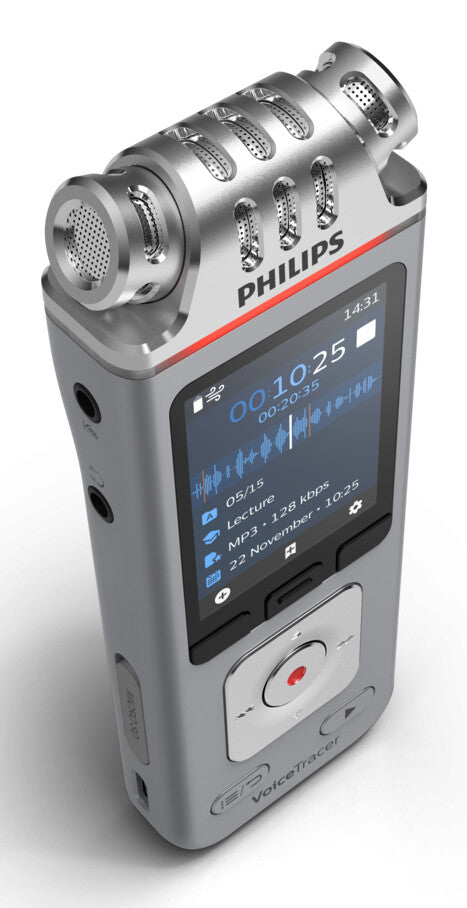 Philips DVT4115 Digital Voice Tracer Flash card Chrome, Silver - image 4