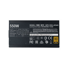 Cooler Master MWE Gold 550 - V2 Full Modular power supply unit 550 W 24-pin ATX ATX Black