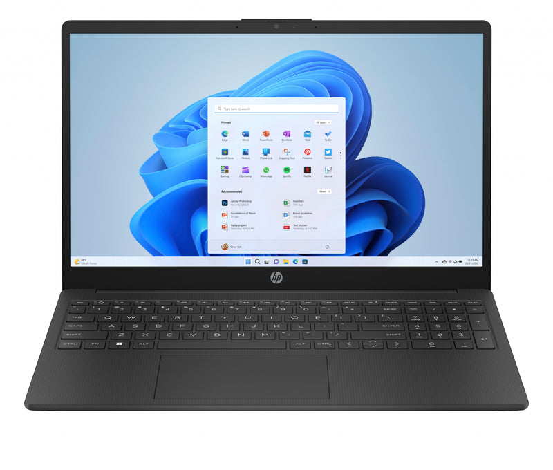 HP 15-fc0018na AMD Ryzen™ 3 7320U 15.6" Full HD Laptop, 4GB RAM, 128GB SSD, Windows 11 Home