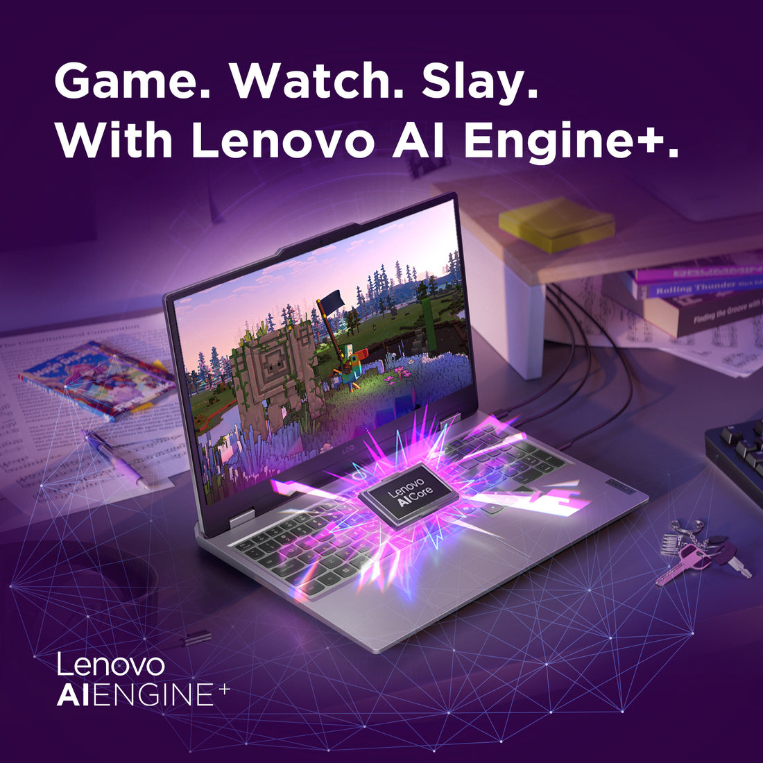 Lenovo LOQ 15IRX10 15.6" Laptop (83JE00M0UK) - Intel Core i7-13700HX, 16GB RAM, 1TB SSD, NVIDIA GeForce RTX 5060, Windows 11 Home