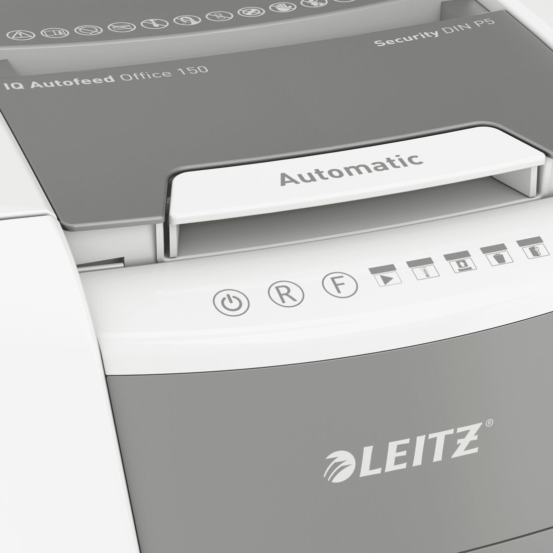 Leitz P5 44L paper shredder Micro-cut shredding 55 dB 23 cm Silver, Black, White, Grey - image 5