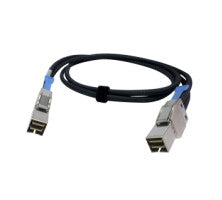 QNAP CAB-PCIE10M-8644-4X Serial Attached SCSI (SAS) cable 1 m Black