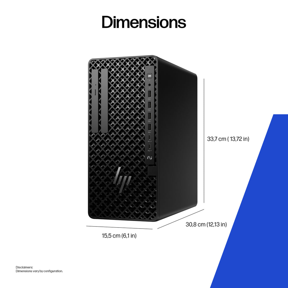 HP E66P3EA PC/workstation 285 32 GB DDR5-SDRAM 1 TB SSD Windows 11 Pro Tower AI Workstation, AI PC Black - image 3