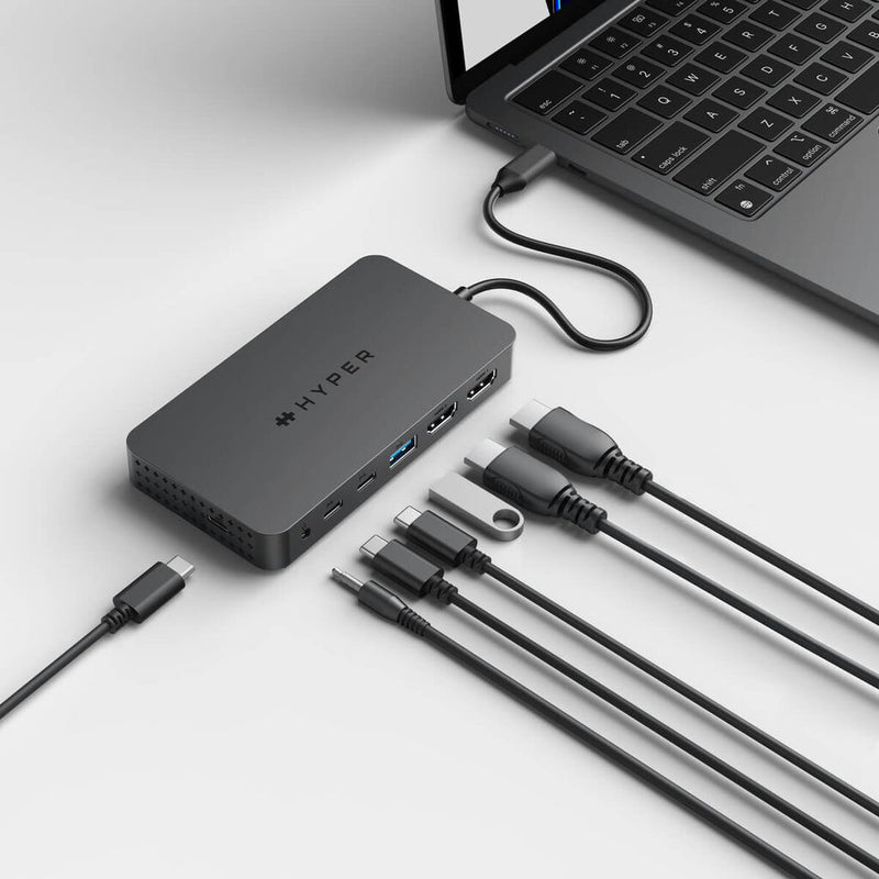 HYPER HyperDrive Next Dual USB Type-C Grey