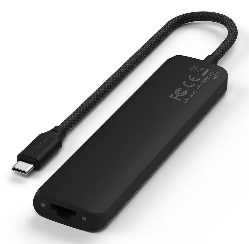 Satechi ST-P7SK interface hub USB Type-C 10000 Mbit/s Black