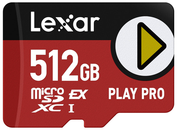 Lexar PLAY PRO microSDXC 512 GB UHS-I Class 3