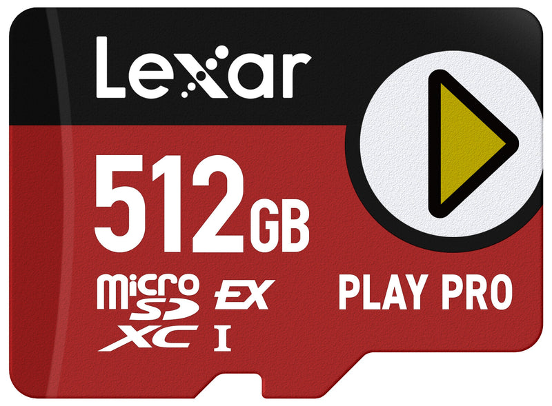 Lexar PLAY PRO microSDXC 512 GB UHS-I Class 3