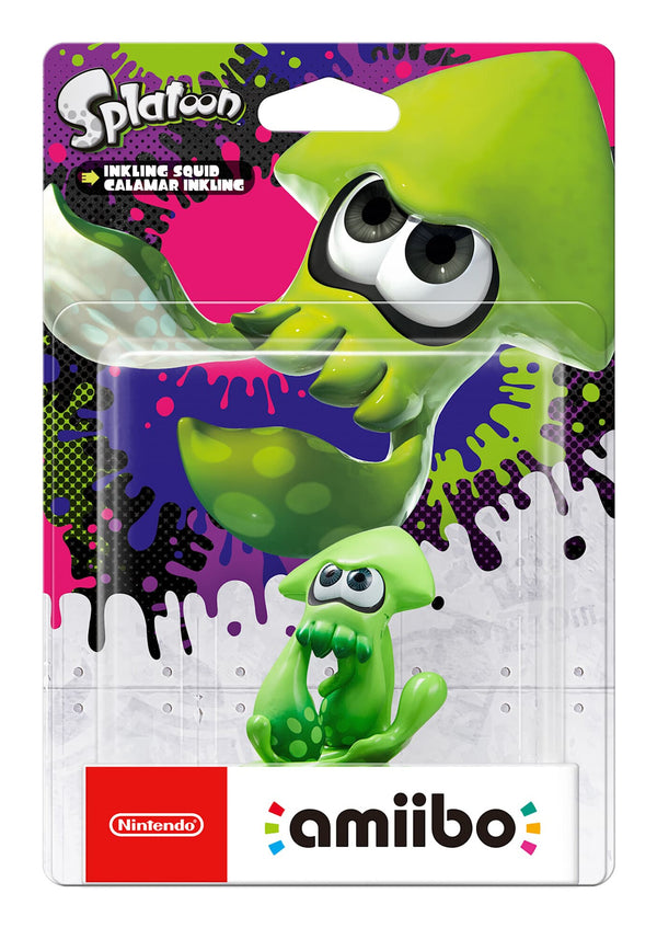 Nintendo Amiibo Inkling Squid Interactive gaming figure