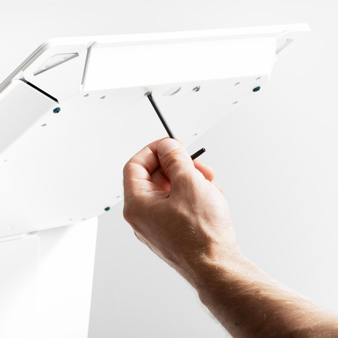 Bouncepad Wing + Brother Printer Mount tablet security enclosure White 13" - image 4