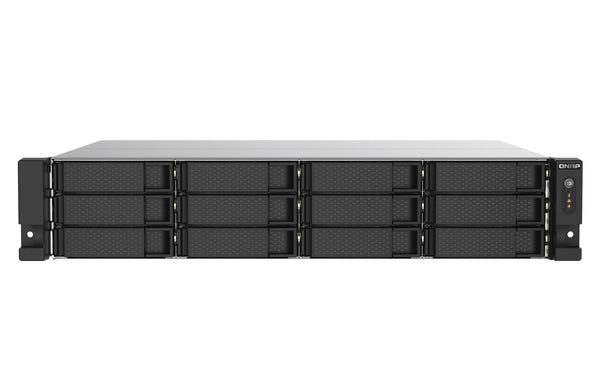 QNAP TS-1273AU-RP-8G NAS Rack (2U) Ryzen Embedded V1500B 8 GB DDR4 216 TB HDD QNAP Turbo System Black