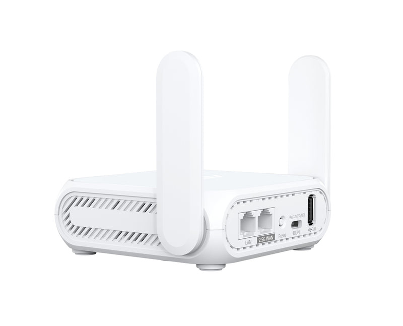 ASUS RT-BE58 Go wireless router 2.5 Gigabit Ethernet Dual-band (2.4 GHz / 5 GHz) White