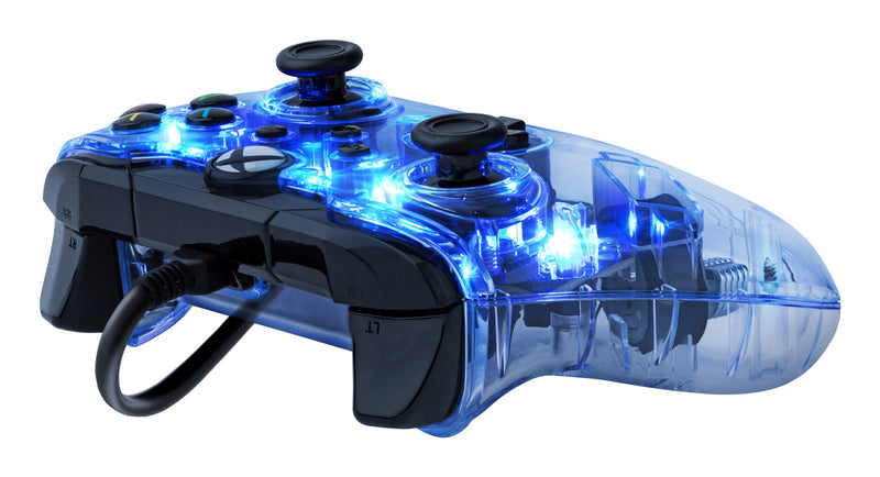 PDP Afterglow Black, Blue, Transparent USB Gamepad Analogue / Digital Xbox One, Xbox Series S, Xbox Series X