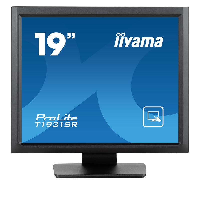 iiyama ProLite T1931SR-B1S computer monitor 48.3 cm (19") 1280 x 1024 pixels SXGA LCD Touchscreen Black