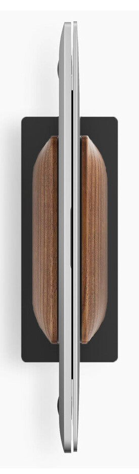 Alba Wooden and black aluminium computer/tablet stand - image 5