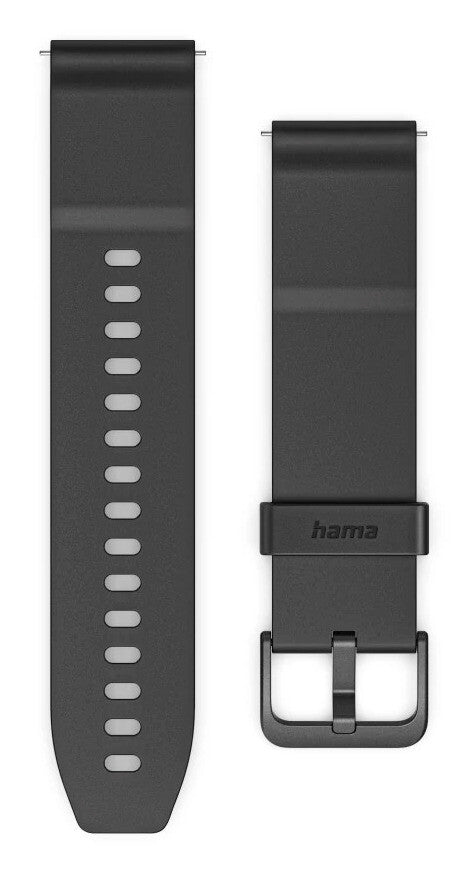 Hama 00178657 smart wearable accessory Band Black Silicone