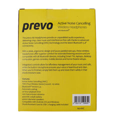 PREVO A6 Active Noise Cancelling Wireless Headphones
