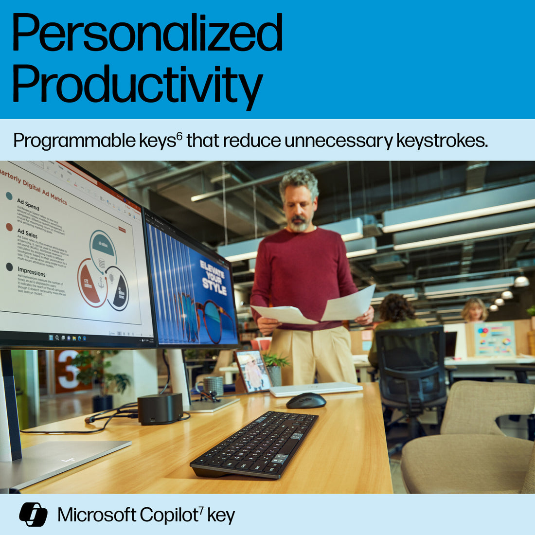 HP 720 Multi-Device Rechargeable Wireless Keyboard - image 7