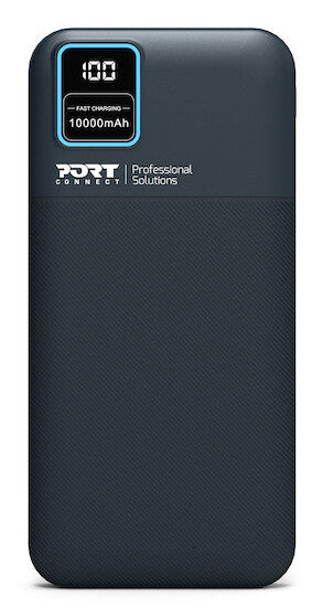 Port Designs 907001 power bank Lithium Polymer (LiPo) 10000 mAh Black