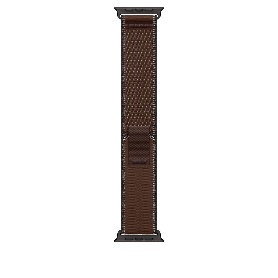 Apple 49mm Dark Umber Trail Loop - M/L - Black Titanium Finish