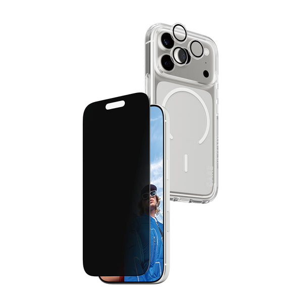 PanzerGlass ® | CARE™ by ® 3-in-1 Privacy Bundle iPhone 17 Pro