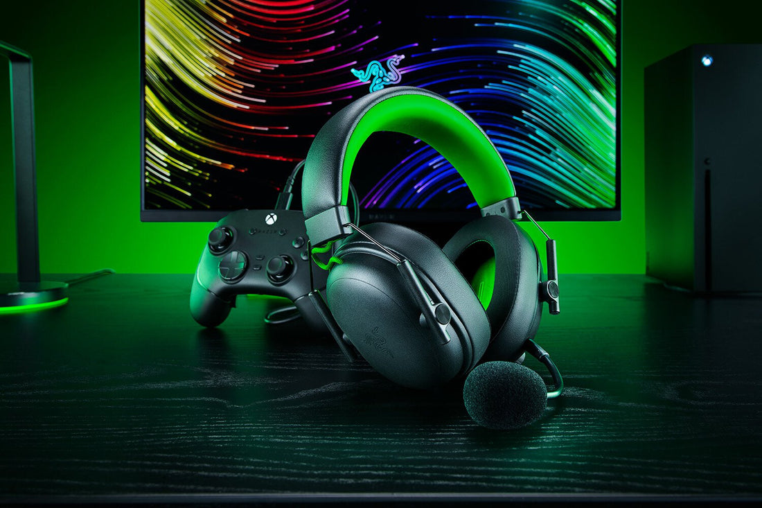 Razer BlackShark V3 X HyperSpeed Headset Wired & Wireless Head-band Gaming USB Type-A Bluetooth Black, Green - image 2