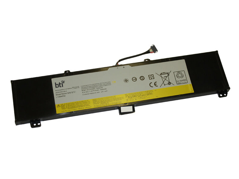 BTI 54Wh 4 cell L13M4P02 compatible battery for LENOVO Y50-80 Y50-70-ISE Y50-70-IFI Y50-70AT-IFI Y50-70AS-ISE Y50-70AM-ISE Y50-70AM-IFI Y50-70