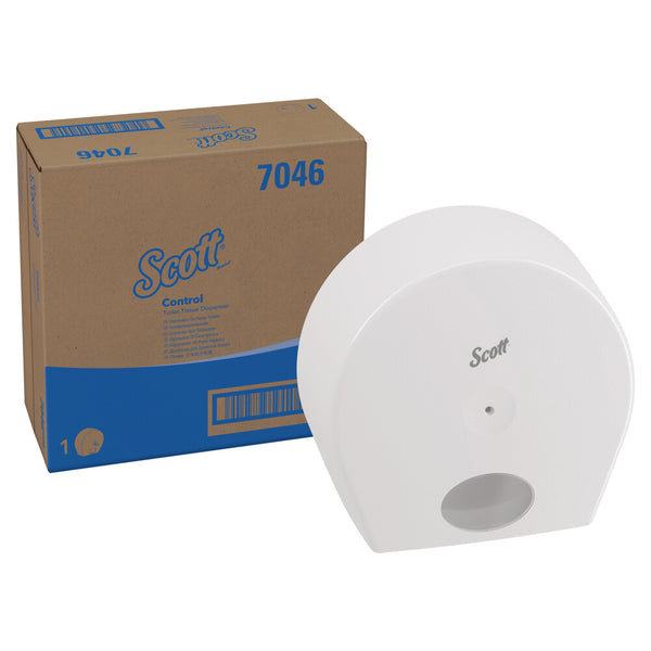 SCOTT 7046 toilet tissue dispenser White Roll toilet tissue dispenser