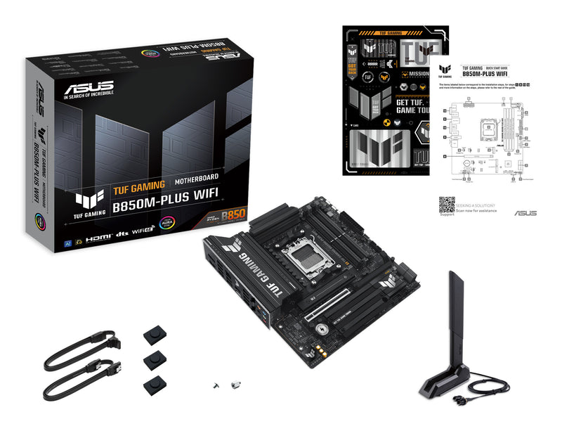 ASUS TUF GAMING B850M-PLUS WIFI AMD B850 Socket AM5 micro ATX