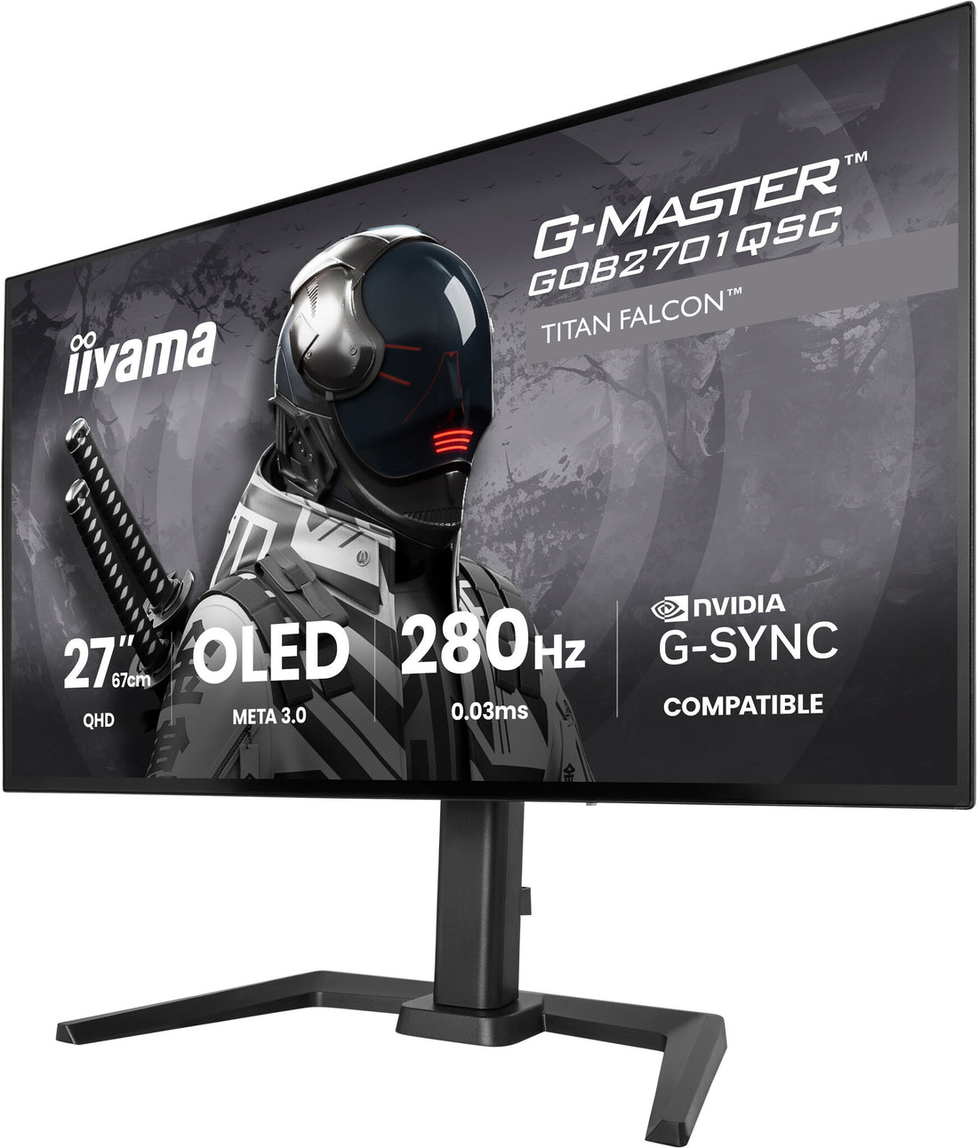 iiyama G-MASTER GOB2701QSC-B1 computer monitor 27" 2560 x 1440 pixels 2K Ultra HD OLED Black - image 6