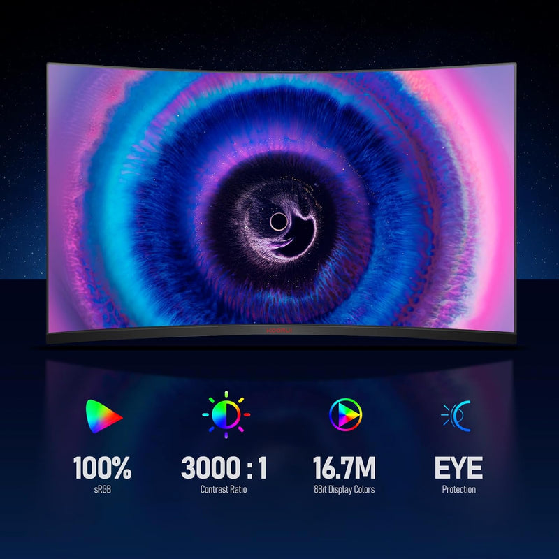 Koorui 31.5" QHD/2K 170Hz Curved Gaming Monitor (GA01)