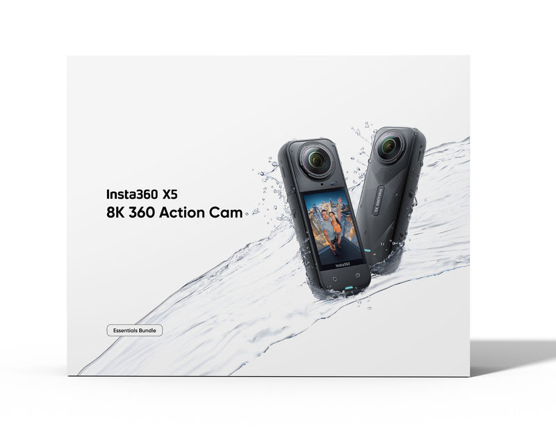 Insta360 X5 Bundle action sports camera 72 MP 8K Ultra HD 25.4 / 1.28 mm (1 / 1.28") Wi-Fi 200 g