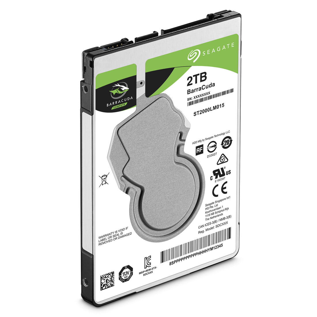 Seagate Barracuda 2.5" internal hard drive 2 TB 5400 RPM 128 MB 2.5" Serial ATA III - image 3