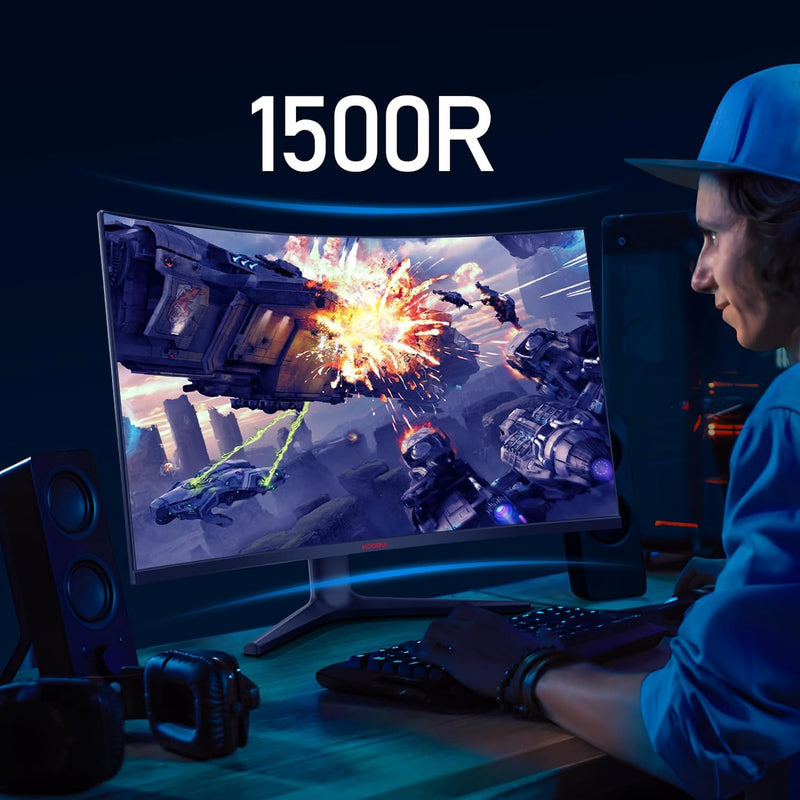 Koorui 31.5" QHD/2K 170Hz Curved Gaming Monitor (GA01)
