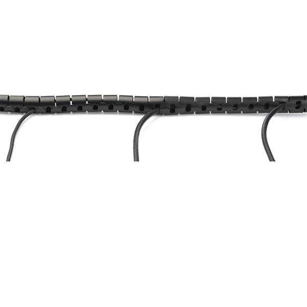 StarTech.com 1.5 m (4.9 ft.) Cable-Management Sleeve - Spiral - 45 mm (1.8 in.) Diameter