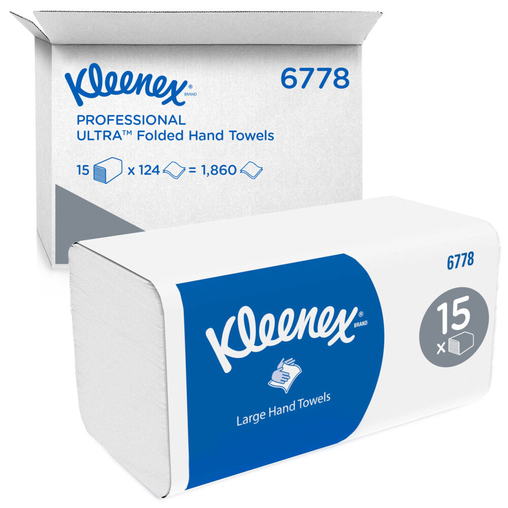Kleenex 6778 paper towels 124 sheets White - image 3