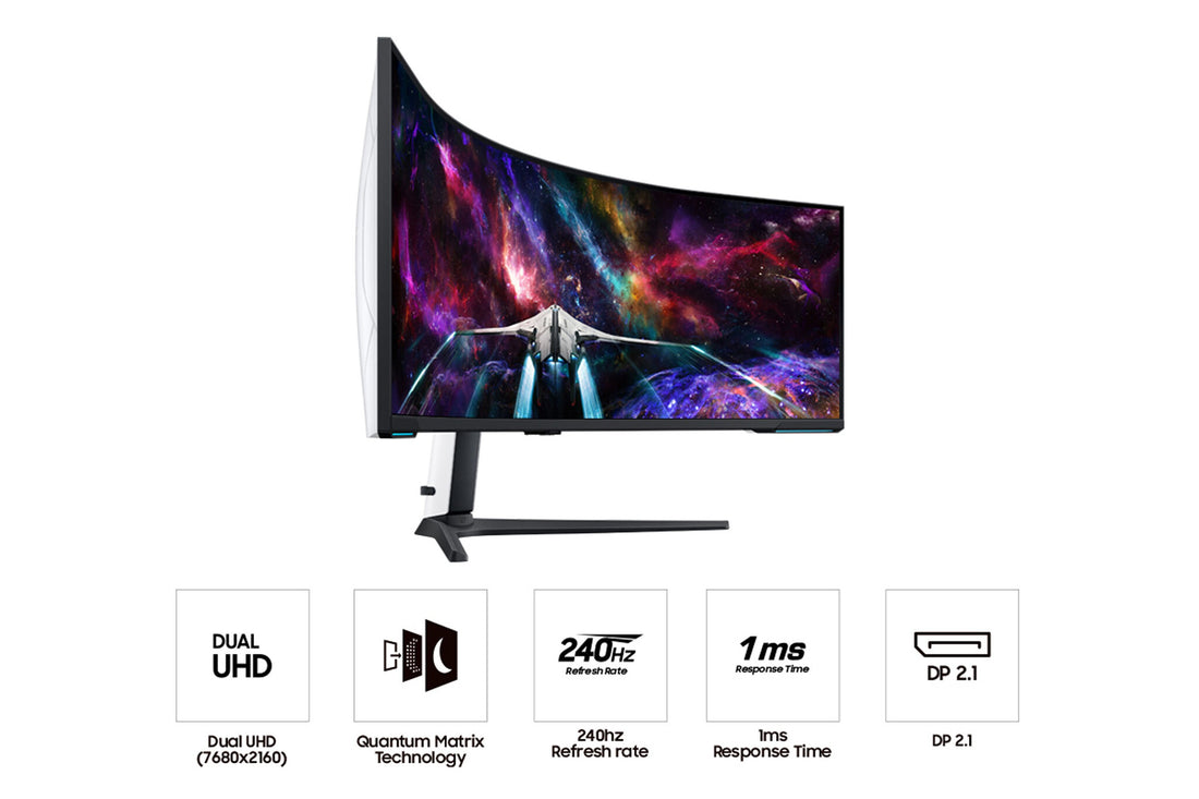 Samsung 57" G95NC Odyssey Neo G9 240Hz Dual UHD Monitor - image 5