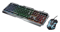 Trust GXT 845 Tural keyboard Mouse included Gaming USB QWERTY UK English Black
