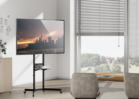 Manhattan Trolley Mount Stand for TV & Monitors, For screens 37" to 70", VESA compatibility: all between - image 2