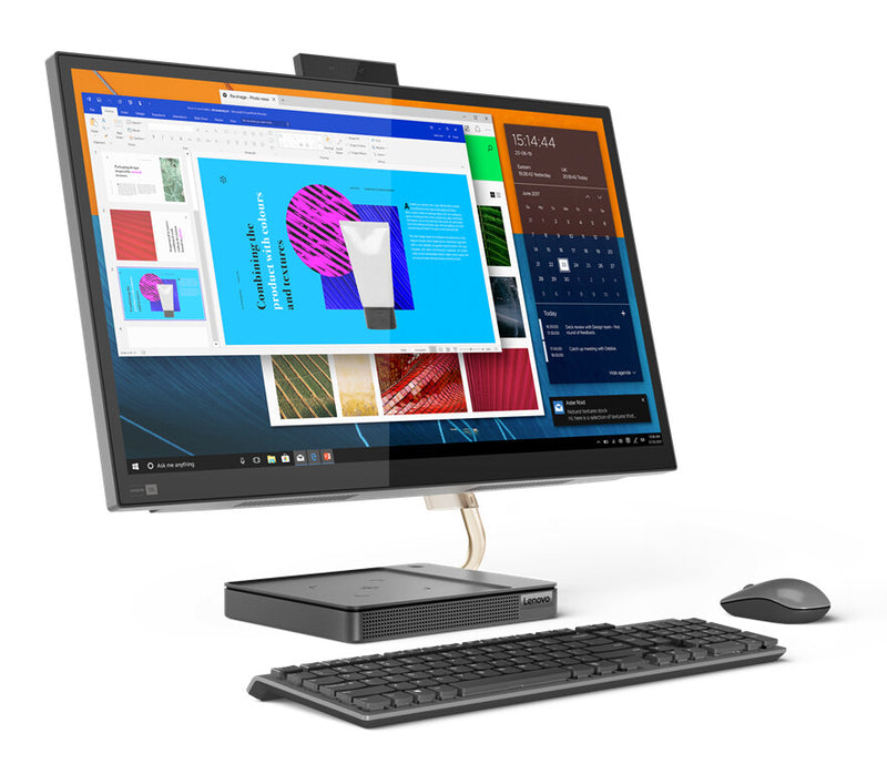 Lenovo IdeaCentre 5 Intel® Core™ i5 i5-11400T 68.6 cm (27") 2560 x 1440 pixels All-in-One PC 8 GB DDR4-SDRAM 1 TB SSD Windows 11 Home Wi-Fi 6 (802.11ax) Grey